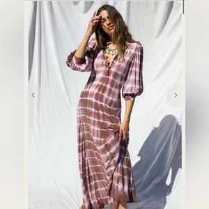 Jens Pirates Booty Rio Saloon Maxi Dress size XS brand NWT